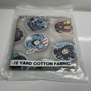 Comic Book Character Cotton Fabric